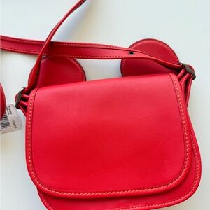 Coach Vibrant Red Crossbody Bag